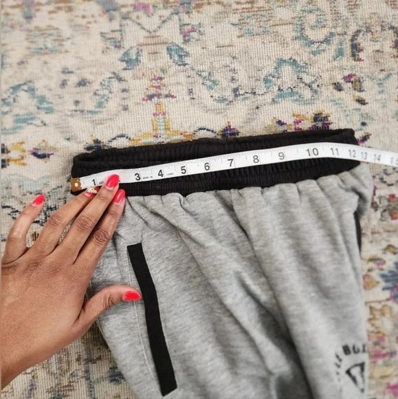 NWT Title, Men Grey/Black Boxing Jogger Sweatpants Drawstring Pants, sz MD - Picture 5 of 8